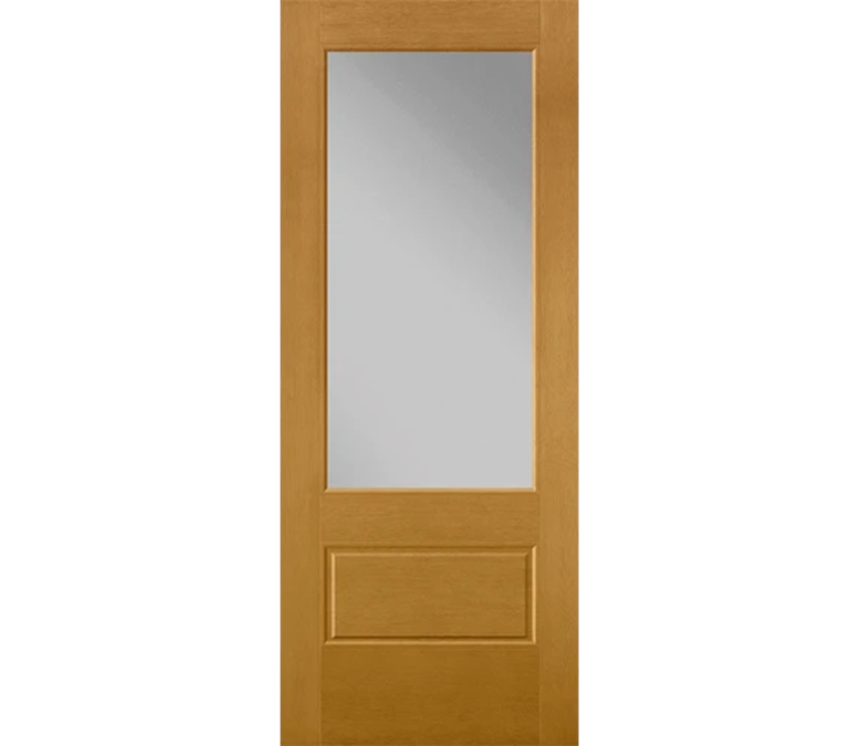 Auburn Hills 3 Quaters Light Fiberglass Entry Door