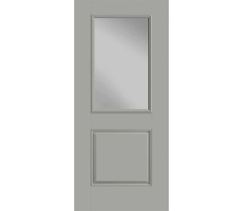 Auburn Hills Half Light 1 Panel Fiberglass Entry Door