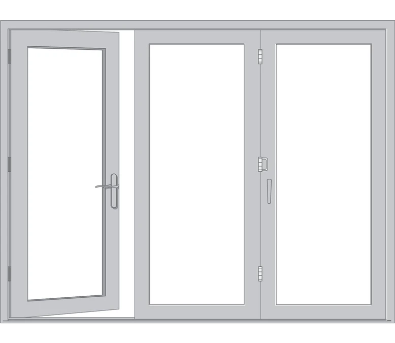 Auburn Hills Pella Architect Reserve Series Contemporary Bifold Patio Door