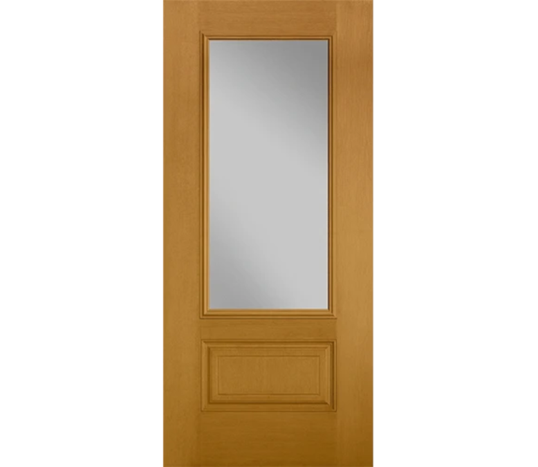 Auburn Hills Three Quaters light Fiberglass Entry Door